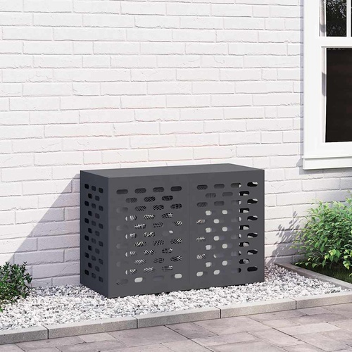 Air Conditioner Cover Anthracite 90 x 40 x 60 cm Steel