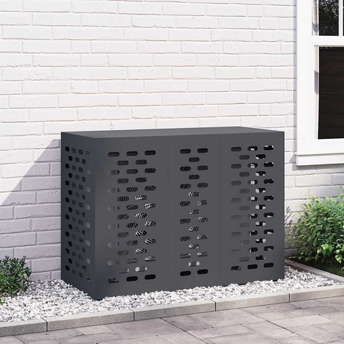 Air Conditioner Cover Anthracite 110 x 50 x 80 cm Steel