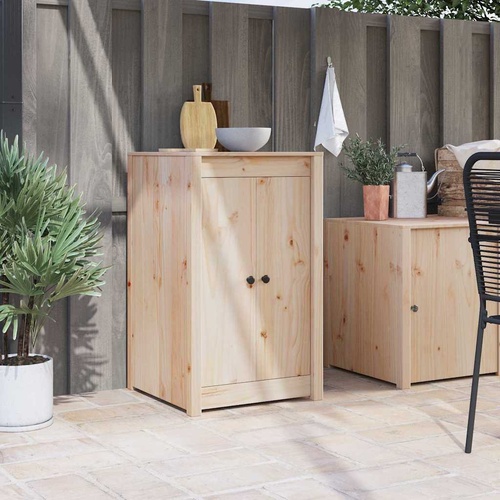 Kitchen Door with Door Brown 50 x 9 x 82 cm Solid Pine wood