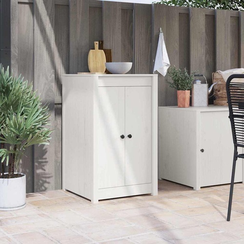 Kitchen Door with Door White 50 x 9 x 82 cm Solid Pine wood