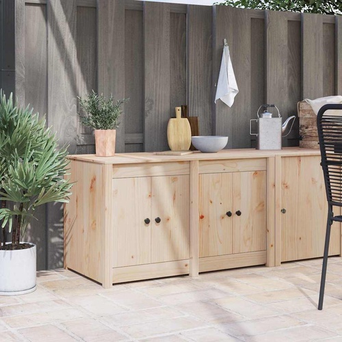 Kitchen Cabinet Brown Oak 106 x 55 x 64 cm Solid Pine wood