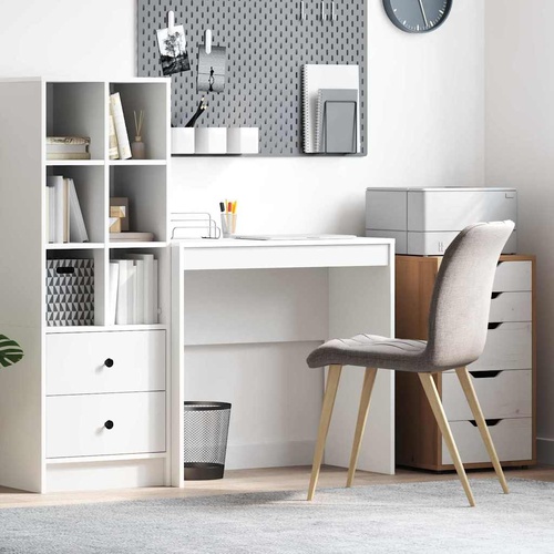 Desk White 80 x 40 x 76 cm Engineered wood