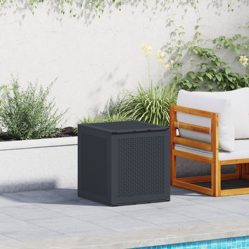 Garden Storage Box Anthracite 55x53x57 cm PP
