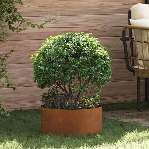 Planter Ring 5 pcs Brown 40 x 40 x 20 cm Weathering Steel