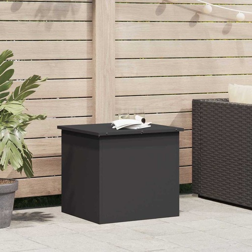 Outdoor Storage Box Black 55 x 50.5 x 50 cm Cold-rolled steel