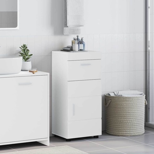 Bathroom Cabinet White 37 x 31.5 x 82 cm Engineered wood