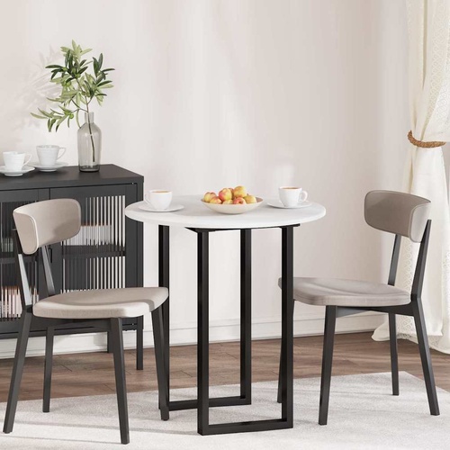 Table Top White 70 x 70 x 1,5 cm Engineered Wood