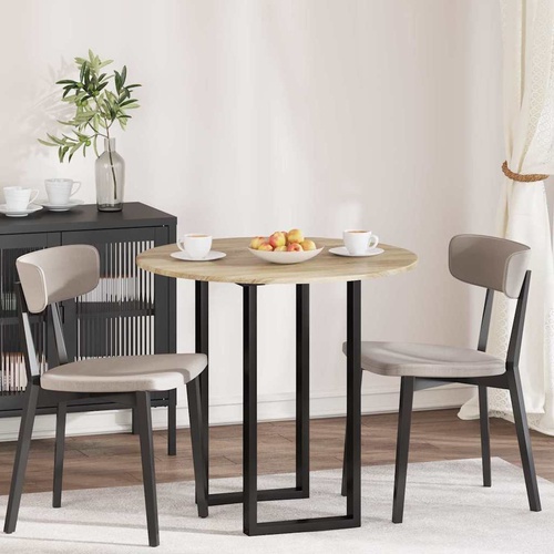 Table Top Sonoma oak 80 x 80 x 1,5 cm Engineered Wood