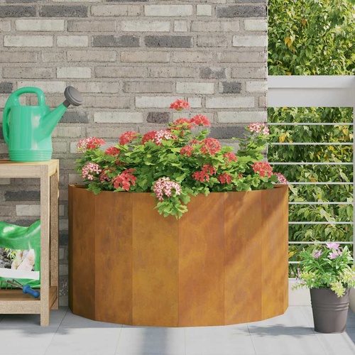Planter Rusty 90 x 45 x 50 cm Weathering Steel