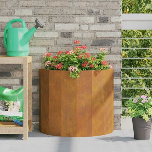 Planter Rusty 60 x 30 x 50 cm Weathering Steel