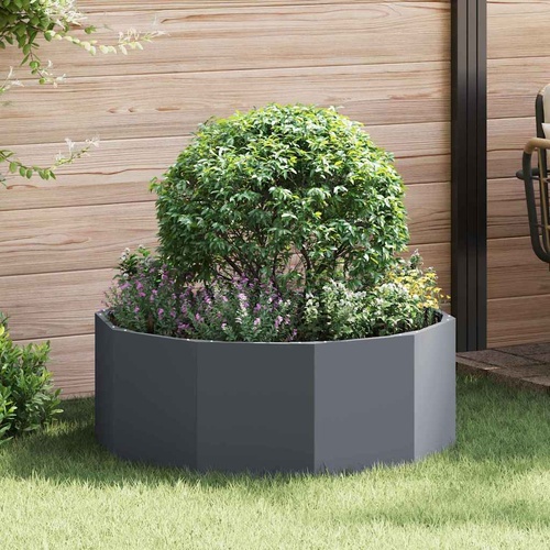 Planter Anthracite 90 x 90 x 35 cm Steel