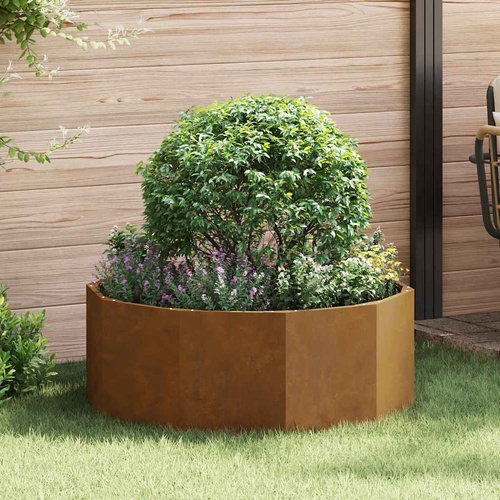 Planter Rusty 90 x 90 x 35 cm Weathering Steel