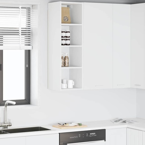 Hanging Cabinet White 30 x 29,5 x 100 cm Engineered Wood