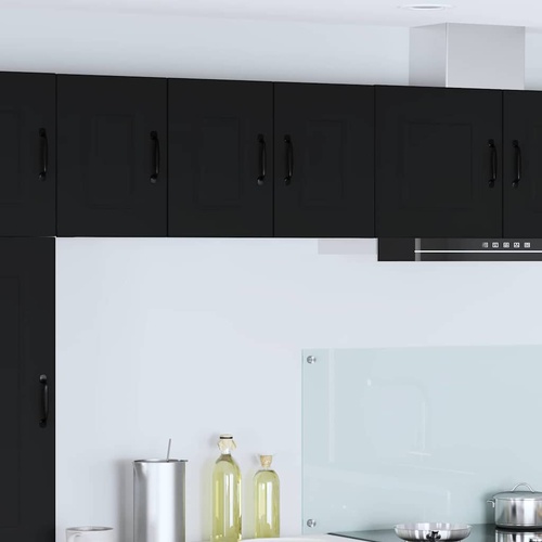 Kitchen Cabinet with Storage Kalmar 2 pcs Black 30 x 31 x 40 cm