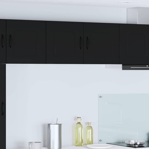 Kitchen Cabinet Kalmar Black 80 x 31 x 40 cm Engineered Wood