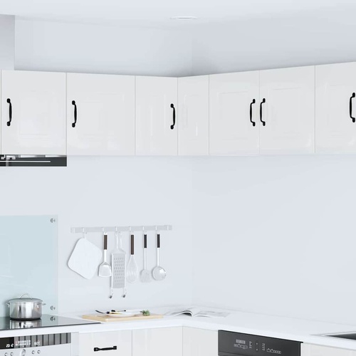 Kitchen Cabinet Kalmar High Gloss White 57 x 57 x 40 cm
