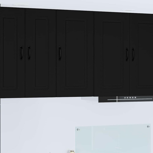 Kitchen Cabinet Kalmar Black 40 x 31 x 80 cm Engineered Wood