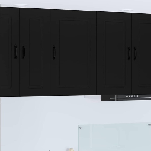 Kitchen Cabinet Kalmar Black 50 x 31 x 80 cm Engineered Wood