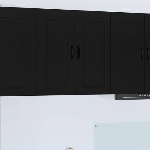 Kitchen Cabinet Kalmar Black 80 x 31 x 80 cm Engineered Wood