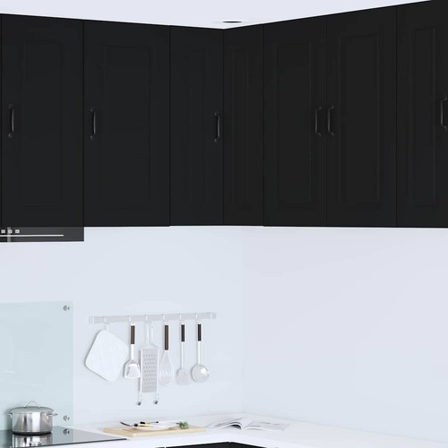 Kitchen Cabinet Kalmar Black 57 x 57 x 80 cm Engineered Wood