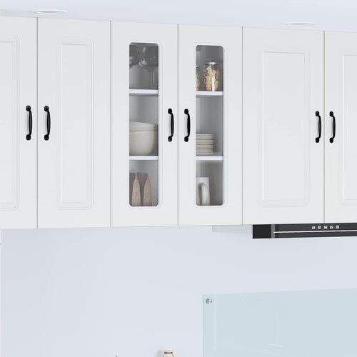 Kitchen Cabinet Kalmar High Gloss White 60 x 31 x 80 cm