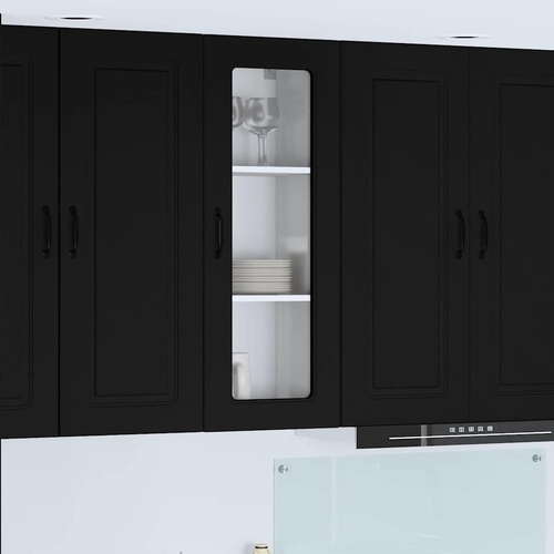 Kitchen Cabinet Kalmar Black 40 x 31 x 100 cm Engineered Wood