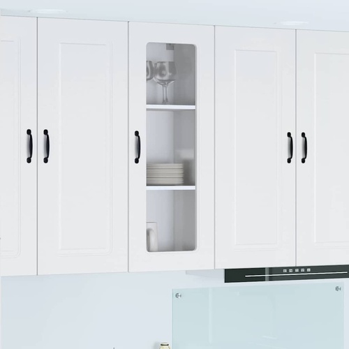 Kitchen Cabinet Kalmar High Gloss White 40 x 31 x 100 cm