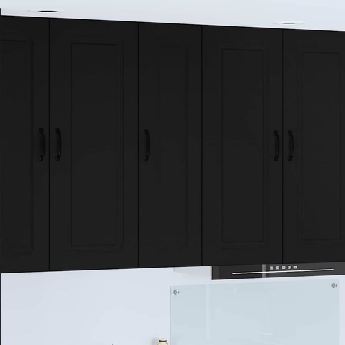 Kitchen Cabinet Kalmar Black 30 x 31 x 100 cm Engineered Wood