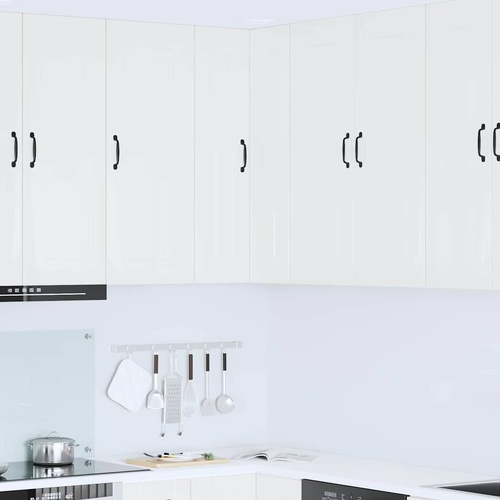 Kitchen Cabinet Kalmar High Gloss White 57 x 57 x 100 cm