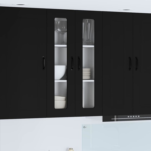 Kitchen Cabinet Black 60 x 31 x 100 cm Engineered Wood