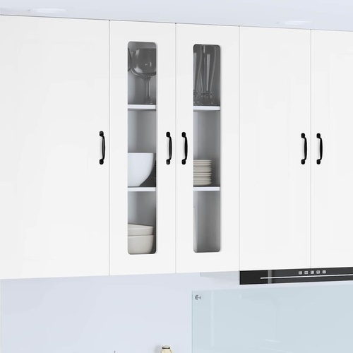 Kitchen Wall Cabinet High Gloss White 60 x 31 x 100 cm