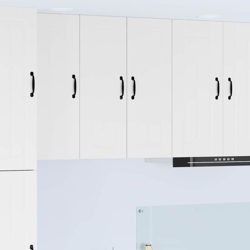 Kitchen Cabinet 2 pcs High Gloss White 30 x 31 x 80 cm