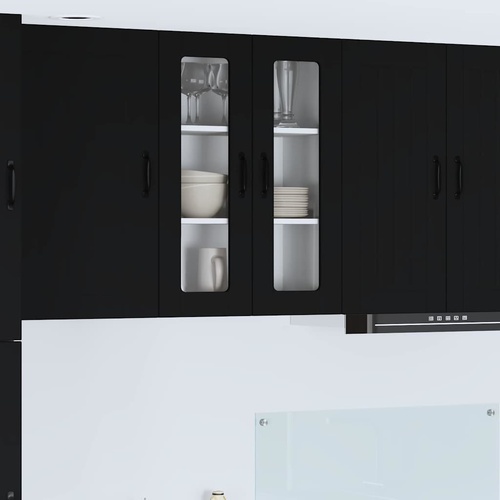 Kitchen Cabinet Black 60 x 31 x 80 cm Engineered Wood