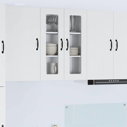 Kitchen Cabinet High Gloss White 60 x 31 x 80 cm