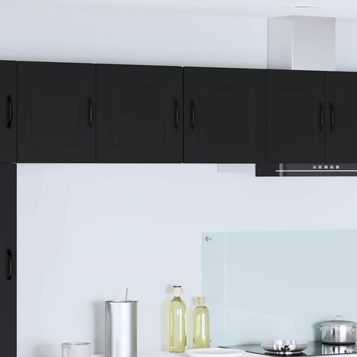 Kitchen Cabinet with Door Black 40 x 31 x 40 cm Engineered Wood