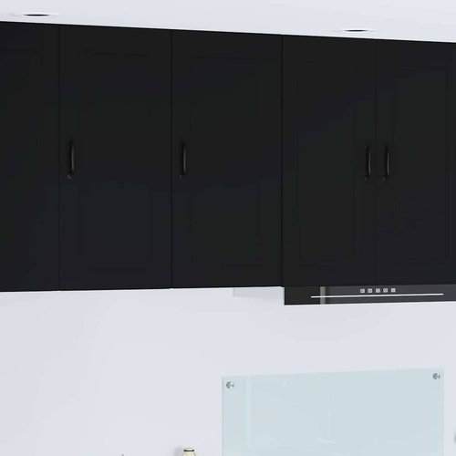 Kitchen Cabinet with Door Black 40 x 31 x 80 cm Engineered Wood