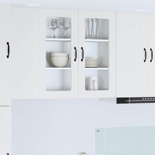 Kitchen Cabinet with Shelf High Gloss White 80 x 31 x 80 cm
