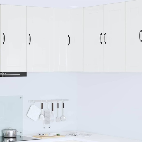 Kitchen Cabinet with Shelf High Gloss White 57 x 57 x 80 cm