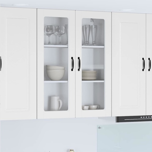 Kitchen Cabinet with Shelf High Gloss White 80 x 31 x 100 cm