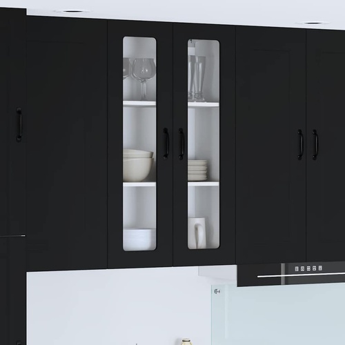Kitchen Cabinet Black 60 x 31 x 100 cm Engineered Wood