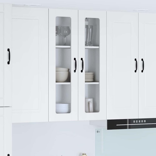 Kitchen Cabinet with Shelf High Gloss White 60 x 31 x 100 cm