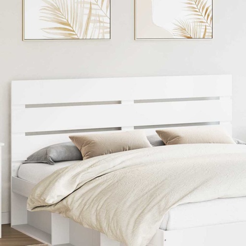 Headboard with Headboard White 180 cm Engineered Wood