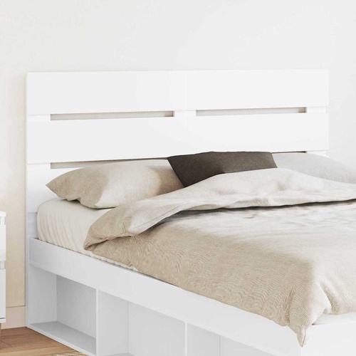 Headboard with Headboard White 150 cm Engineered Wood