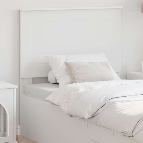 Headboard with Headboard White 90 cm Engineered Wood