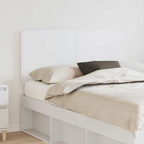 Headboard with Headboard White 135 cm Engineered wood