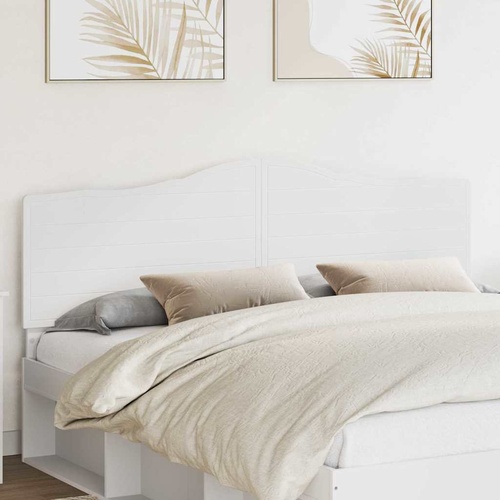 Headboard with Headboard White 180 cm Engineered wood