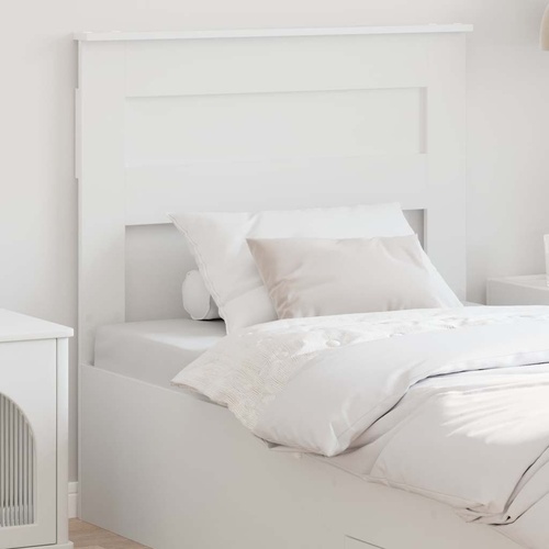 Headboard with Headboard White 90 cm Engineered wood