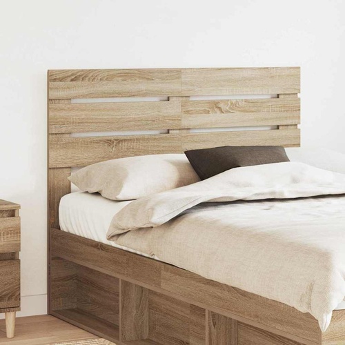 Headboard with Headboard Sonoma Oak 135 cm Engineered wood