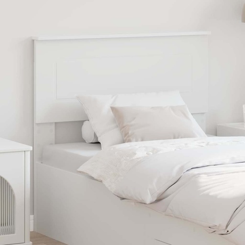 Headboard with Headboard White 90 cm Engineered wood