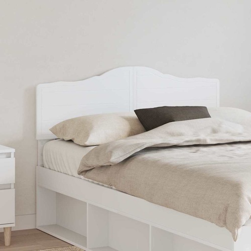 Headboard with Headboard White 135 cm Engineered wood